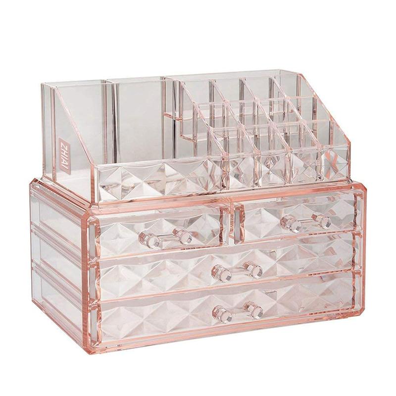 Makeup Organizer - 2 Styles Available - Pink Makeup Organizer Box Boxes organizer bag