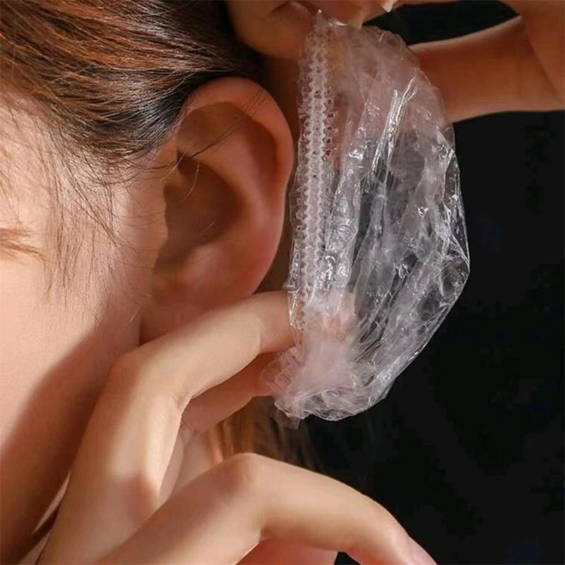 Disposable Ear Cover, 30pcs set Waterproof Ear Protector, Ear Cover for Hair Dye Shower Bathing, Christmas, Christmas Gift