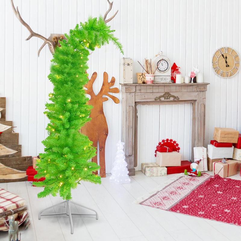 6FT Bendable Artificial Christmas Tree - Easy Assembly, Perfect for Cozy Home Holiday Vibes | Must-Have Festive Decor for a Magical Christmas! christmas celebration holiday time traditional  christmas（no light））