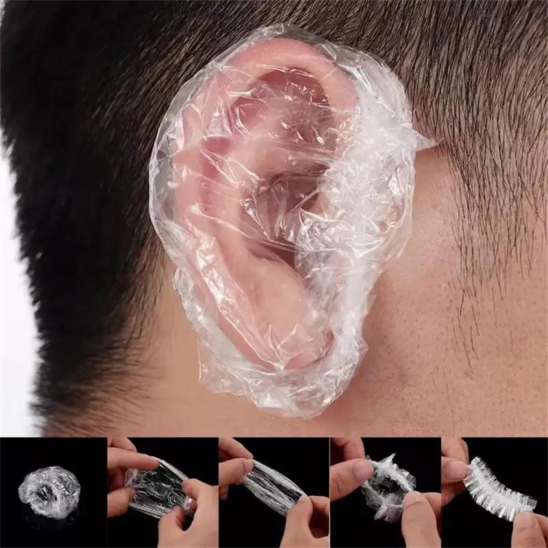 Disposable Ear Cover, 30pcs set Waterproof Ear Protector, Ear Cover for Hair Dye Shower Bathing, Christmas, Christmas Gift