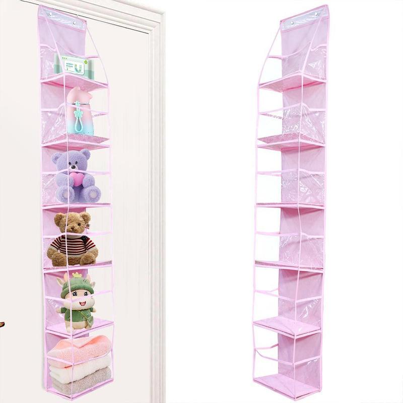 Door Hanging Storage Bag, 1 Count Multi-layer Clothes Storage Organizer, Wardrobe Hanging Organizer, Household Storage Bag for Closet, Storage for Bedroom, Home Ideals 2024, Christmas Gifts, Christmas Decorations