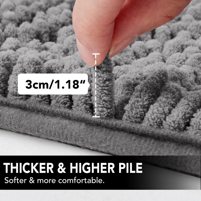 Bathroom Mat Special sale, Deconovo Thick Soft Durable Absorbent Bathroom Rugs Mat Shower Cozy Decorative Iron