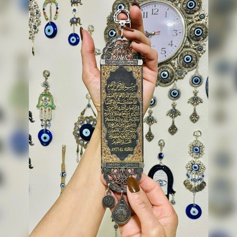 Turkish nazer handmade 4 pieces set Muslim wall hanging decoration Religious Gifts