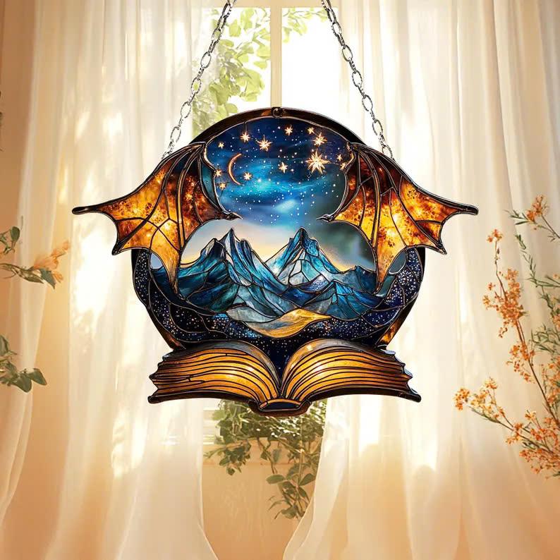 Night Court ACRYLIC SUNCATCHER Night Court Acrylic Window Hanging Ornament For Fantasy Book Reader Gift Book Lover Bookish Gift