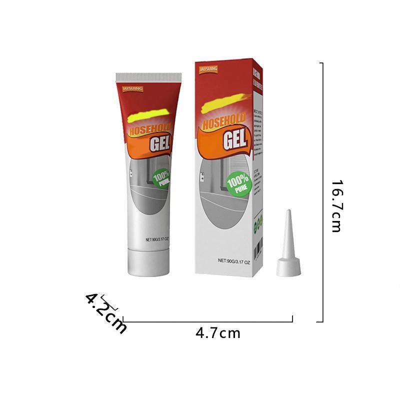 Refrigerator and washing machine seal stain cleaning gel, multi-purpose cleaning gel, household cleaner, suitable for stains on sink, bathtub, toilet seals, bathroom kitchen stain cleaning, for stubborn dirt attached to bathtub or shower seals