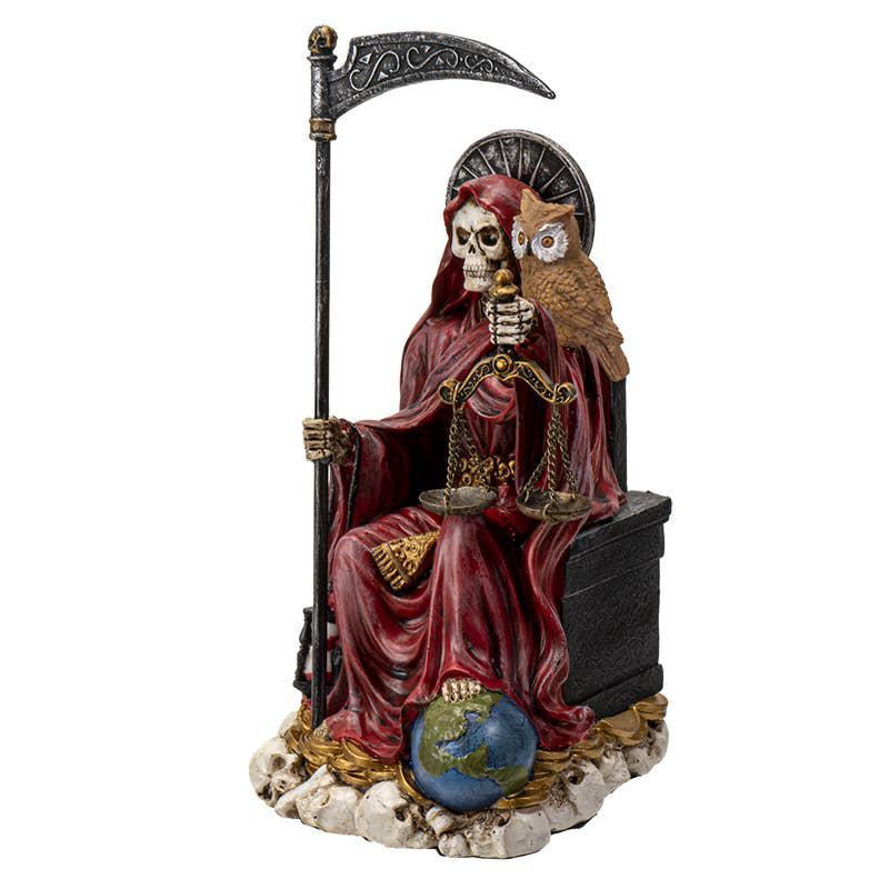 Santa Muerte Red statue for Love work 12 inch