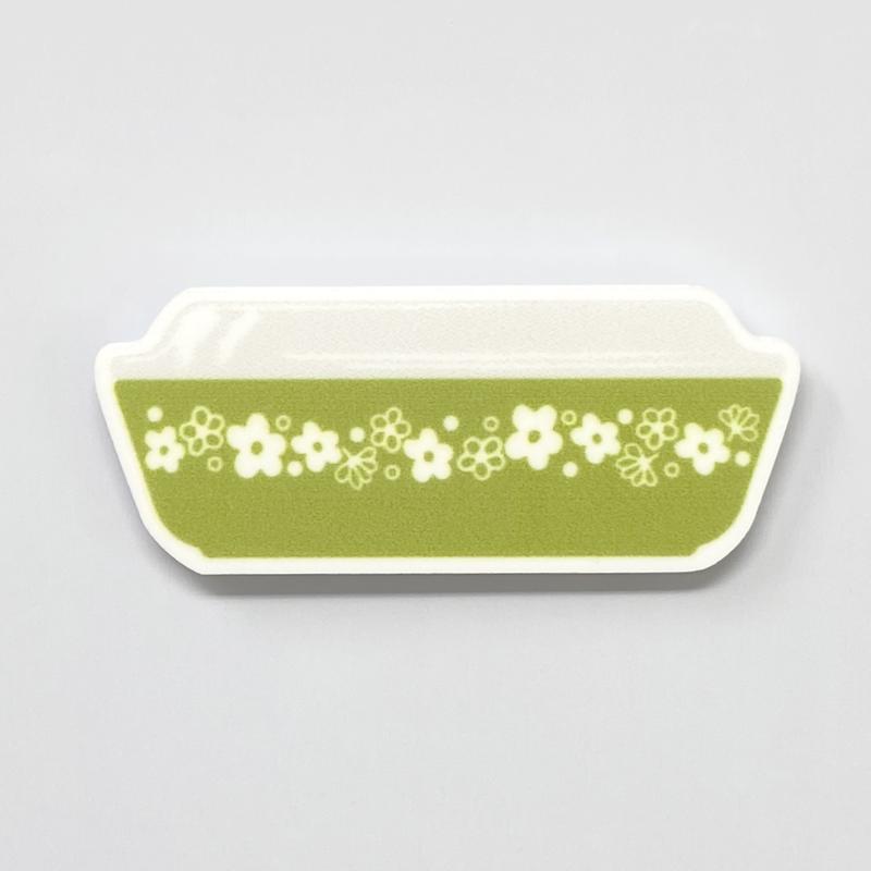 Spring Blossom Pyrex Magnets | Pyrex Crazy Daisy | Vintage Pyrex Mixing Bowls | Pyrex Spring Blossom | Crazy Daisy Pyrex Fridge Magnet Set Kitchen Decor