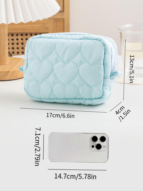 Portable Menstrual Pad Storage Bag, Cute Quilted Period Bag, Menstrual Pad Pouch, Bag Insert for Women & Girls, Travel Bag Insert