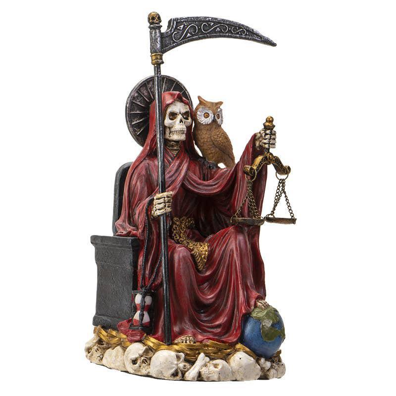 Santa Muerte Red statue for Love work 12 inch