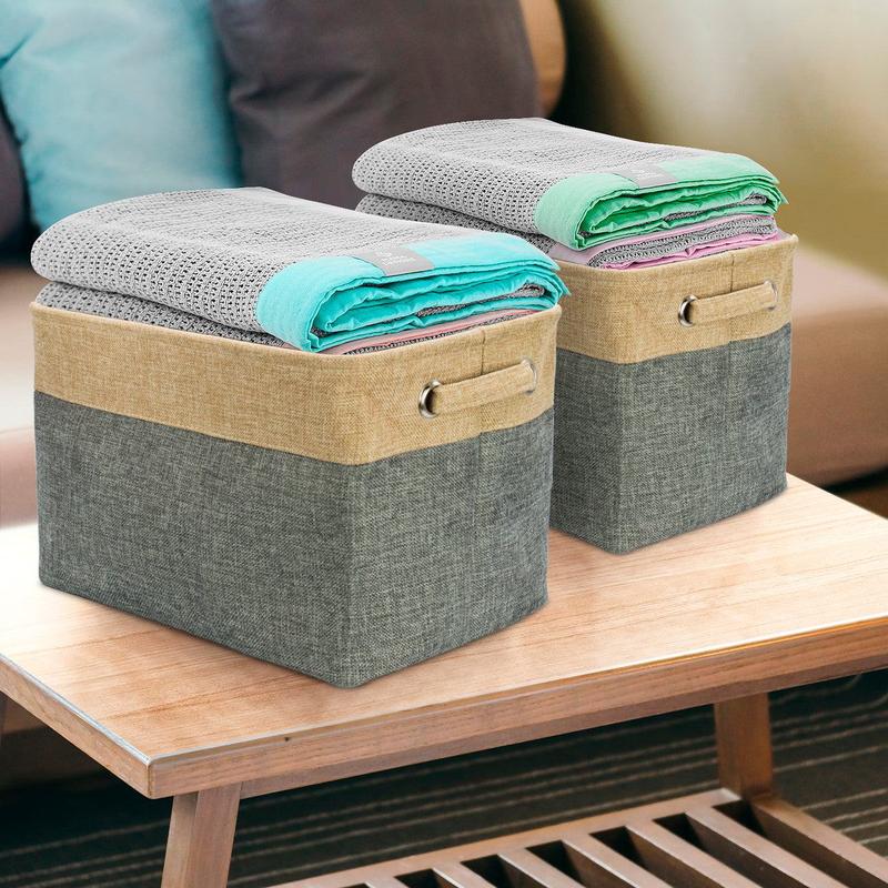 Twill Storage Basket Set (3-Pack) Cotton Household