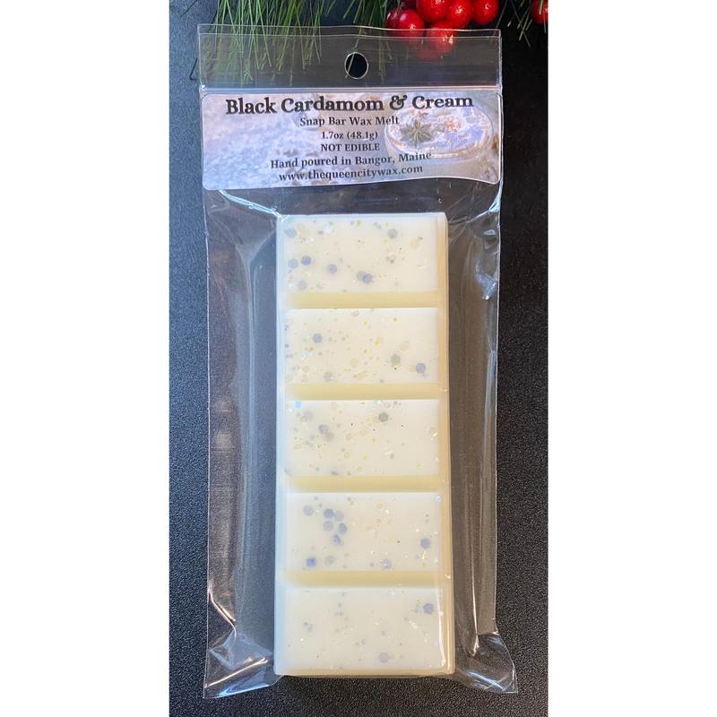 Black Cardamom & Cream scented wax melt | home fragrance