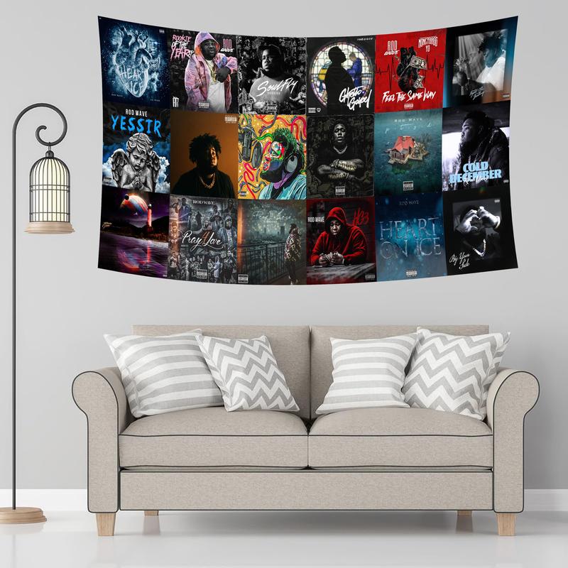 Album Collage Flag Banner Tapestry for Teen Bedroom Wall Hanging College Decor 3x5 Outdoor Banner Flags Funny Tapestry Party Bedroom Fraternity Wall Decor