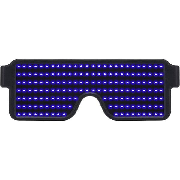 Glasses Light Up Dynamic Party Favor Glasses Festival Christmas USB Rechargeable LED Rave Glowing Flashing Glasses