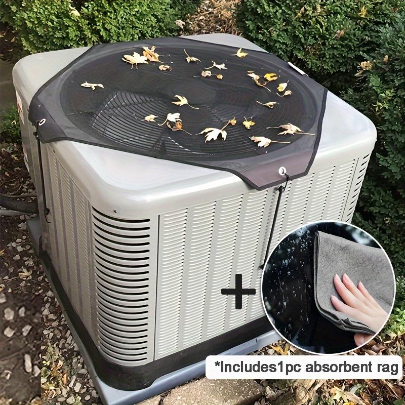 1pc Central Air Conditioner Cover for Outside Units - Top Universal Outdoor AC Cover Defender, Protective Mesh Cover for Outdoor AC Units,Includes1pc absorbent rag wicked light up ice cubes drew barrymore espresso machine fake chargers fan socket ceiling