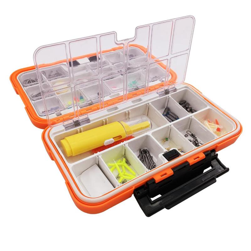 Multi-grid Screw Storage Box, 1 Count Waterproof Storage Box with Compartments, Portable Organizer for Home & Office