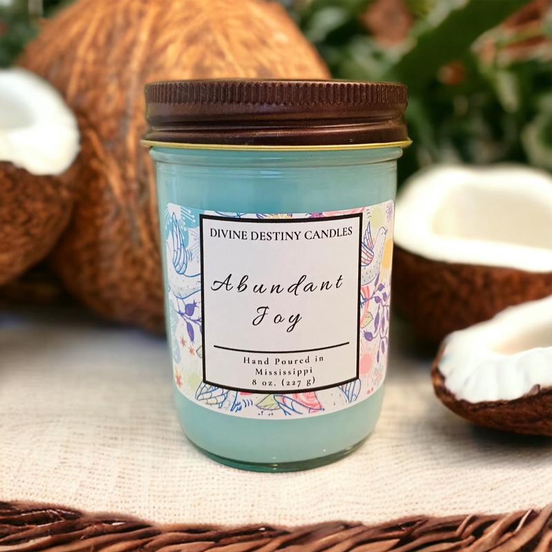 Abundant Joy (Bamboo & Coconut) 8 oz Candle