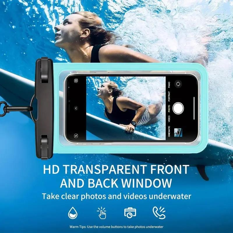 Universal Waterproof Phone Bag, 2 Counts Waterproof Storage Bag, Dry Bag, Phone Storage Bag for Iphone 14 13 12 11 Pro Max Xs Plus Galaxy