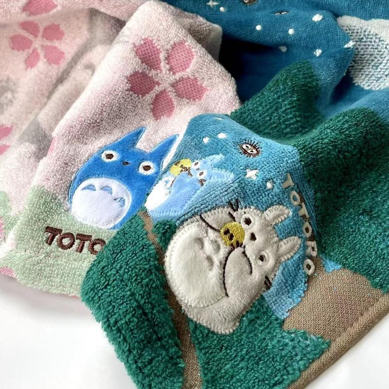 Super Cute High Quality Night Blue Cotton Towel for Bathroom, Kitchen, Home Decor Decorative Hand