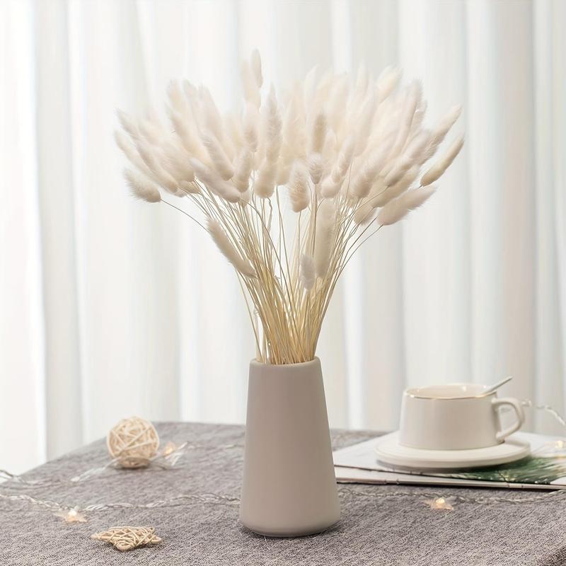 Artificial Bunny Tails Dried Flowers , 30pcs set Faux Pampas Grass, Decorative Flowers for Home Party Wedding Decor, DIY Craft Shooting Props