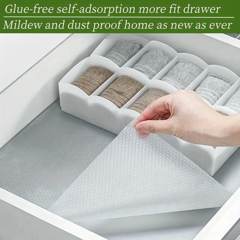 Kitchen Cabinet Liner, 1 Roll Moisture-proof Waterproof Dust-proof Kitchen Cabinet Drawer Liner, Non-slip Fridge Table Paper for Kitchen Cabinets