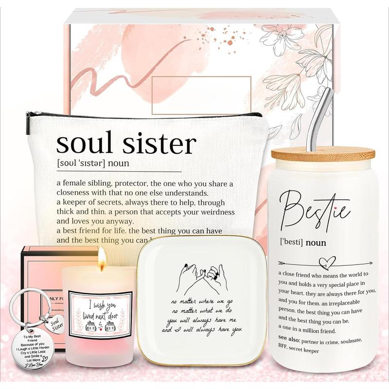 Friend Birthday Gifts for Women Friendship Gifts for Women Friends Gifts for Women Bestie Gifts for Friend Woman Friend Gift Basket for Friends Female Soul Sister BFF Bestfriend