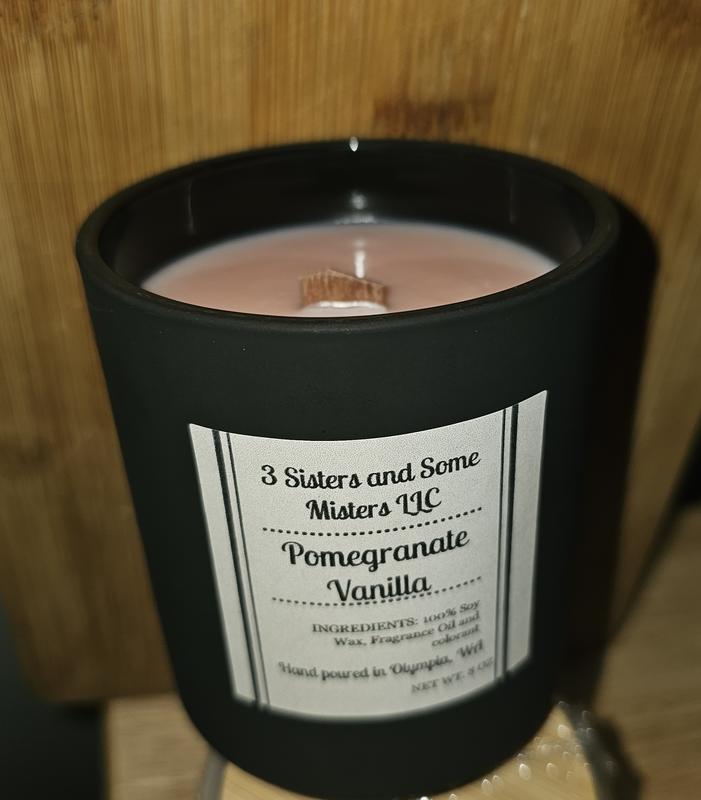 100% Soy Wax Candles Wood Wick