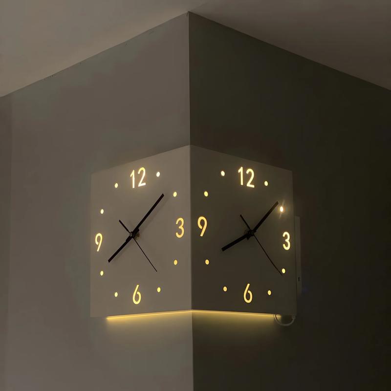 Backlit Corner Clock with Voice Sensor Does not apply