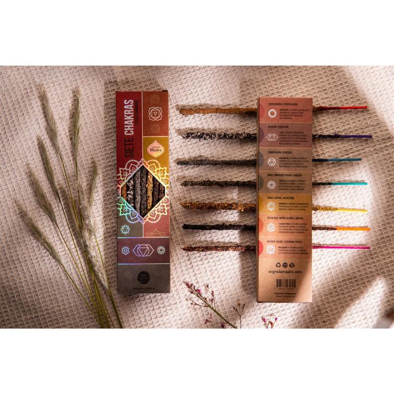 *NEW* 7 Chakra Incense | Variety Pack | Rose | Sandalwood | Palo Santo | Rosemary | Myrrh | Copal | Lavender