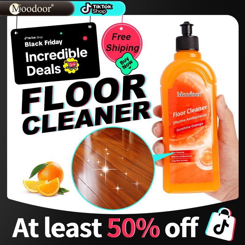 Moodoor Floor Cleaner Sheets - Concentrated, Multi-Surface, Pet-Friendly (Portable Bottling)-2