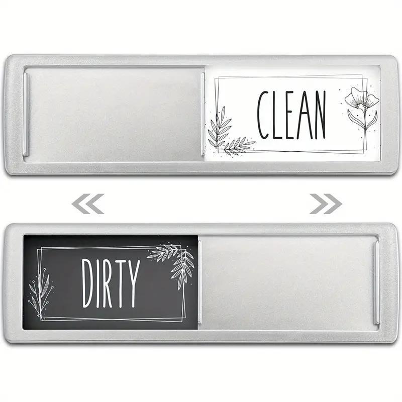 Stylish Dishwasher Magnet, 1 Count Clean & Dirty Sign Magnet, Practical Kitchen Gadgets, Kitchen Decor