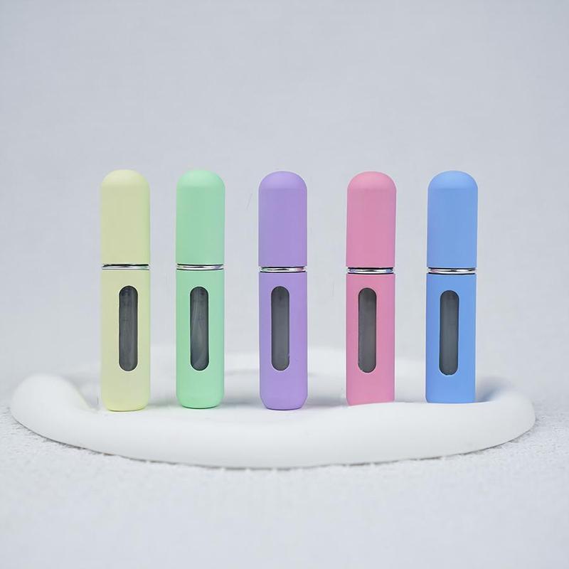 Portable Perfume Spray Bottle (5pcs set), Refillable Empty Perfume Bottle, Perfume Spray Bottle for Home & Travel, Christmas Gift