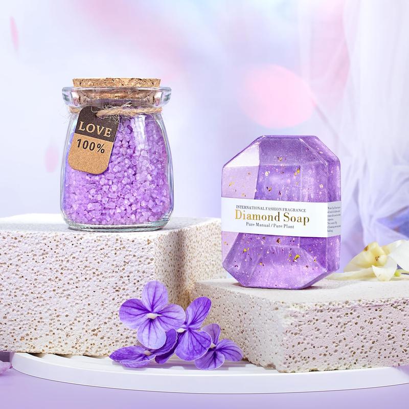 seasonal baskets Gifts for Women 8pcs Lavender Birthday Gifts Baskets for Her Mom, Sister, Female Friends