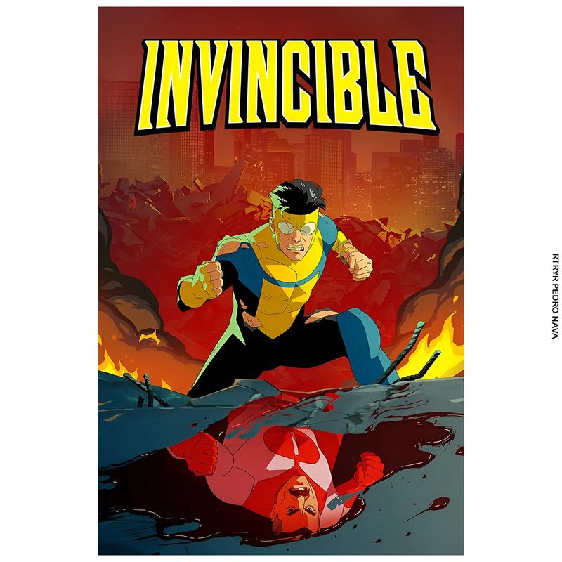 Invincible Movie poster | Vintage Retro Art Print | Wall Art Print |Home decor