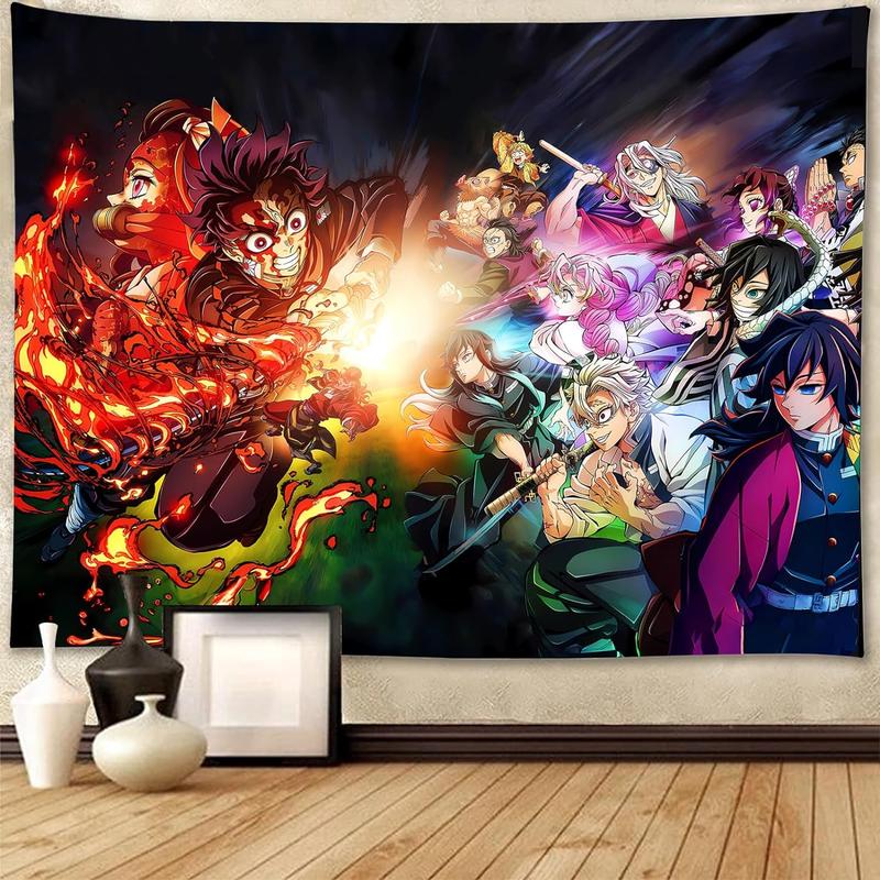 Anime Tapestry Anime Gifts Anime Background Decoration Merchandise Wall Hanging Tapestries for Bedroom Dorm Living Room 60x80inch