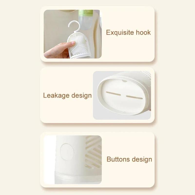 Reusable Dehumidifier Box, 1 Count Hanging Dehumidifier Bag, Household Dehumidifier Box for Kitchen Bathroom Wardrobe, Home Care Supplies