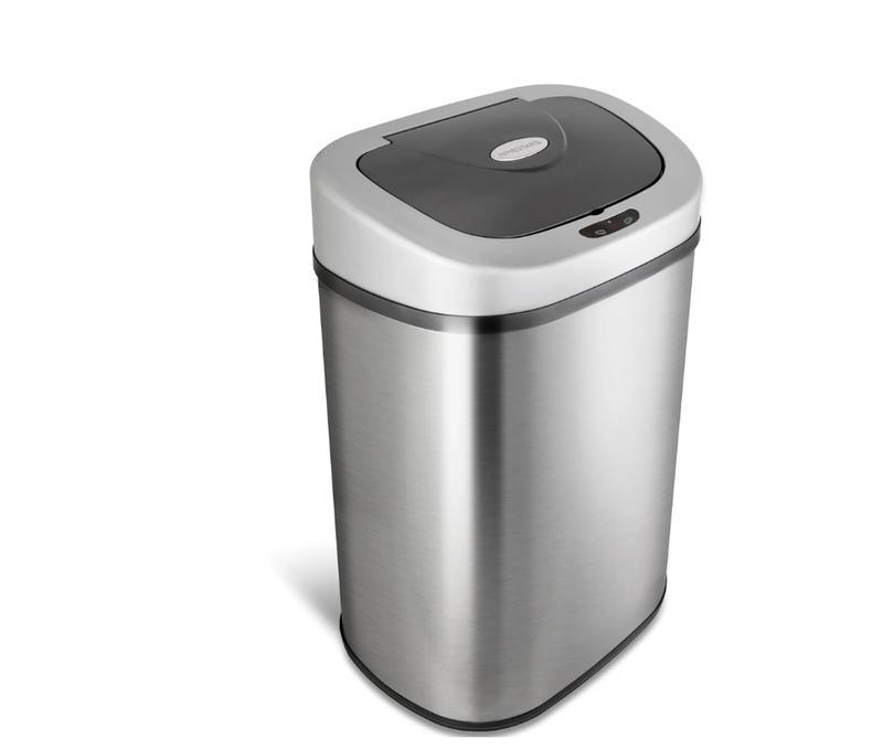 Nine Stars 21.1 Gallon Trash Can, Motion Sensor Touchless Kitchen Trash Can, Stainless Steel