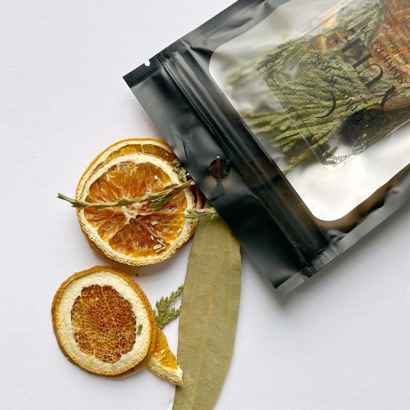 Yule Simmer Spell Kit  Oranges, Star Anise & Festive Herbs for Holiday Magic