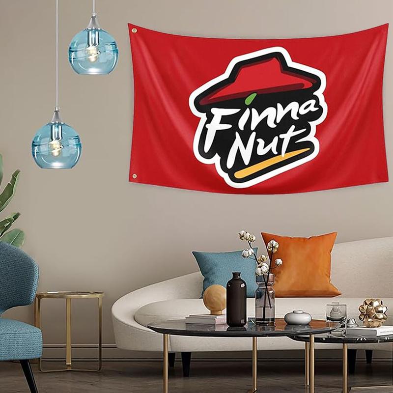 Finna Parody Flag Banner Funny Flag Cave Room Wall for College Dorm Decor 3x5ft