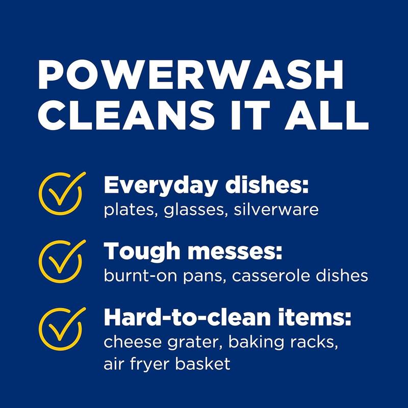 Power wash Original Dish Spray, Liquid Dish Soap, Dish Soap Refill, 1 Starter Kit + 3 Refills, 4 pack 64 Fl Oz