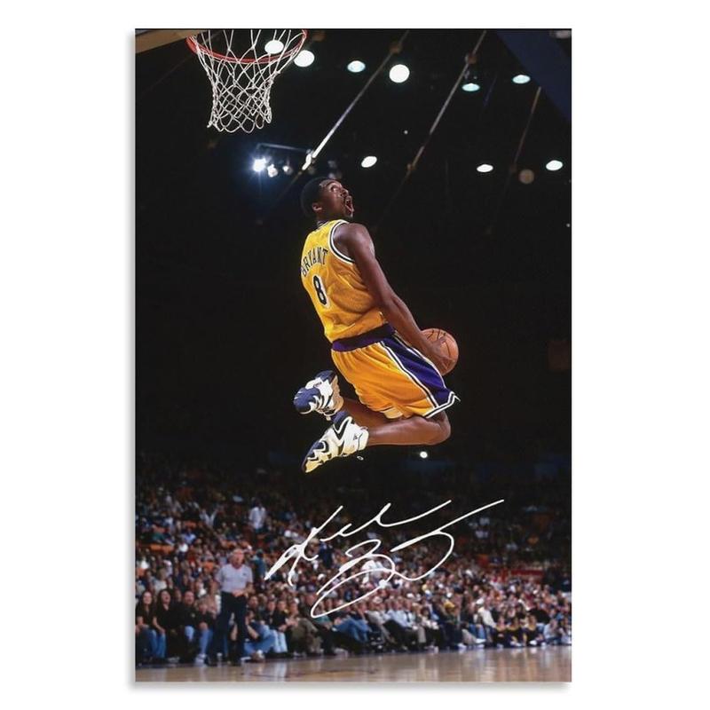 Kobe Bryant Dunk Poster Canvas Wall Art Posters for room aesthetic For Boys Bedroom Decoration wall decor Print Painting room decor