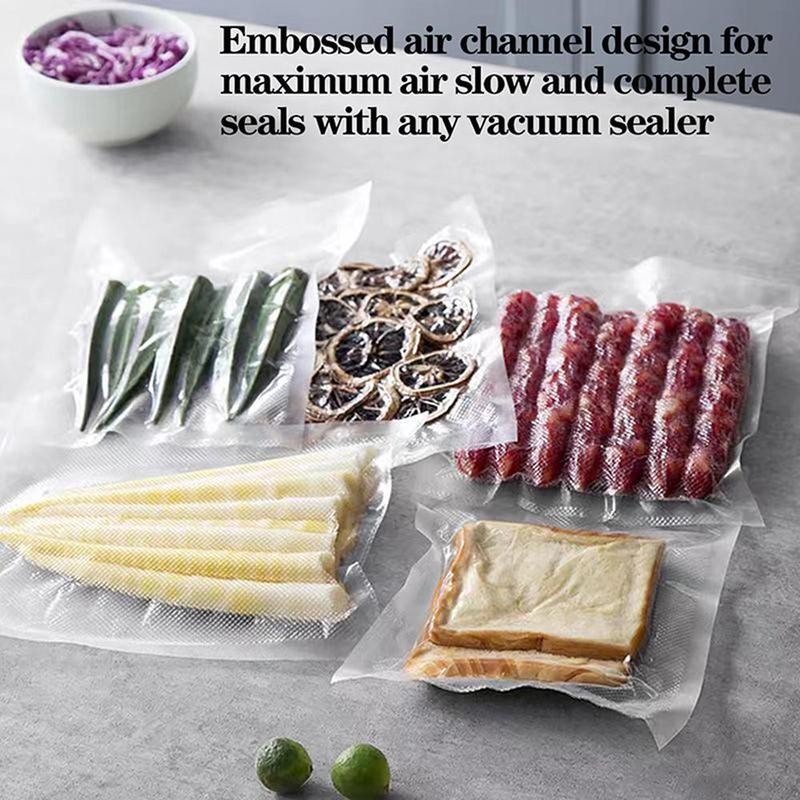 Vacuum Sealer Bags, 5 Rolls Food Vacuum Storage Bags, BPA Free Vacuum Compression Bags, Kitchen Organizers and Storage Bags, Kitchen Accessories