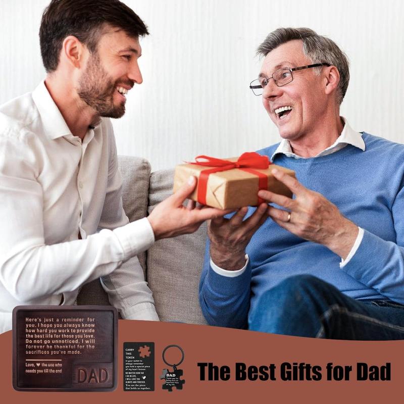 Gifts for Dad from Daughter Son,  Gifts for Dad Christmas Birthday Fathers Day  Valet Tray Set,  Dad Ever,  Step Dad Gifts for Father, Gift for Dad Who Have Everything