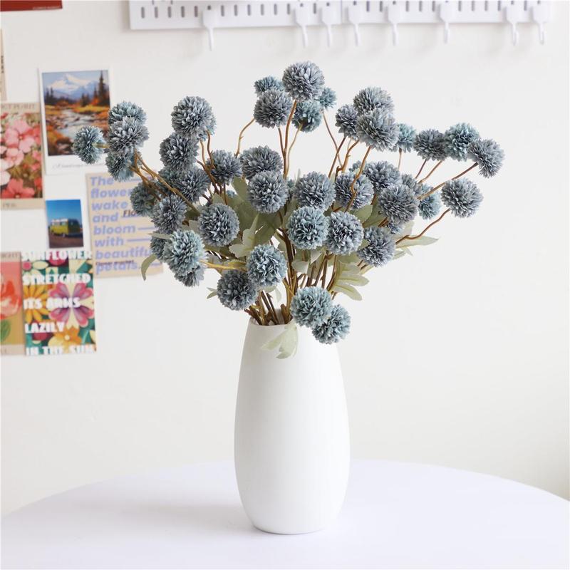 Artificial Flower without Vase, 12pcs Faux Flower Bouquet, Decorative Flower for Home Party Wedding, Home Decor Supplies