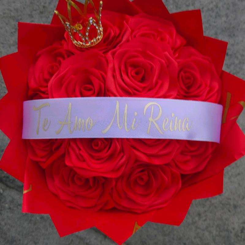 Te Amo Mi Reyna Rosas Eternas Eternal roses rose bouquet arrangement flores flowers decor room Decorative Gift