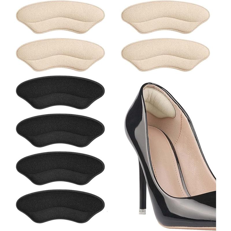 Heel Pads for Shoes That are Too Big, Heel Inserts for Women, Heel Grips for Womens Shoes, Heel Protectors, Heel Cushion Liners for Blisters Loose Shoes, Shoe Fillers