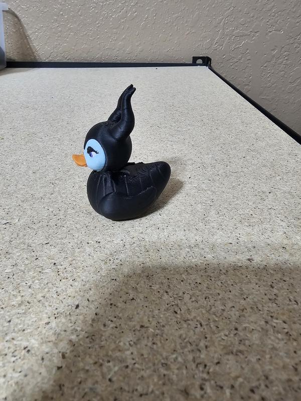 3D Printed Maleficent Figurine for Duck Collectors and More - Quirky Home Decor Multicolor Ornaments