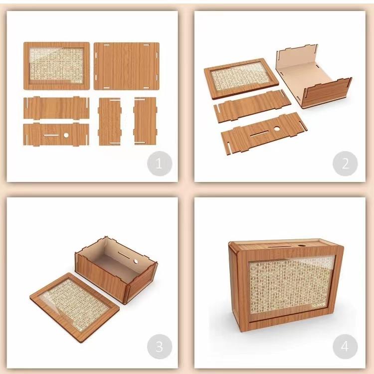 Cash Vault Wooden Savings Box,Wooden Money Box,Money Savings Box,with Money Target and Numbers with Counter Crafts Portable Storage Case Money Saving Box for Child Adults (10000 Dollar)