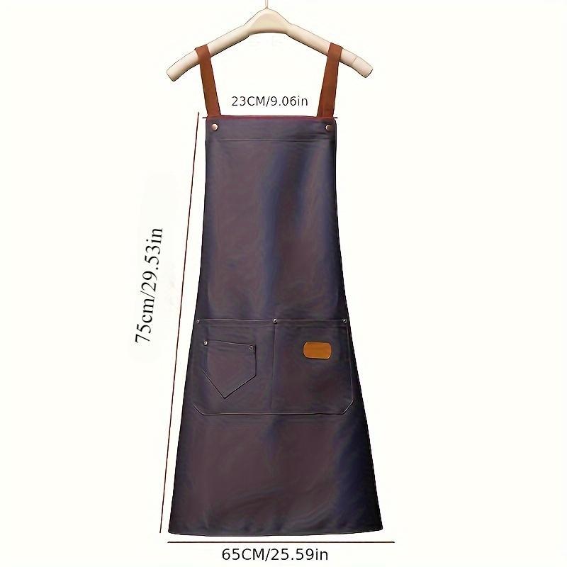 Waterproof & Oil-proof Apron with Pocket, 1 Count Kitchen Apron, Household Apron for Cooking, Baking, Kitchen Accessories for Men & Women