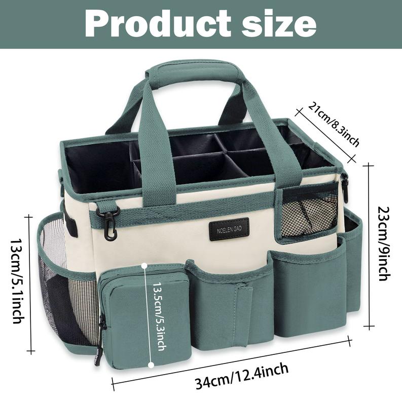 Portable large capacity wearable cleaning bag cleaning supplies handbag adjustable cleaning storage bag Organiser Aluminium