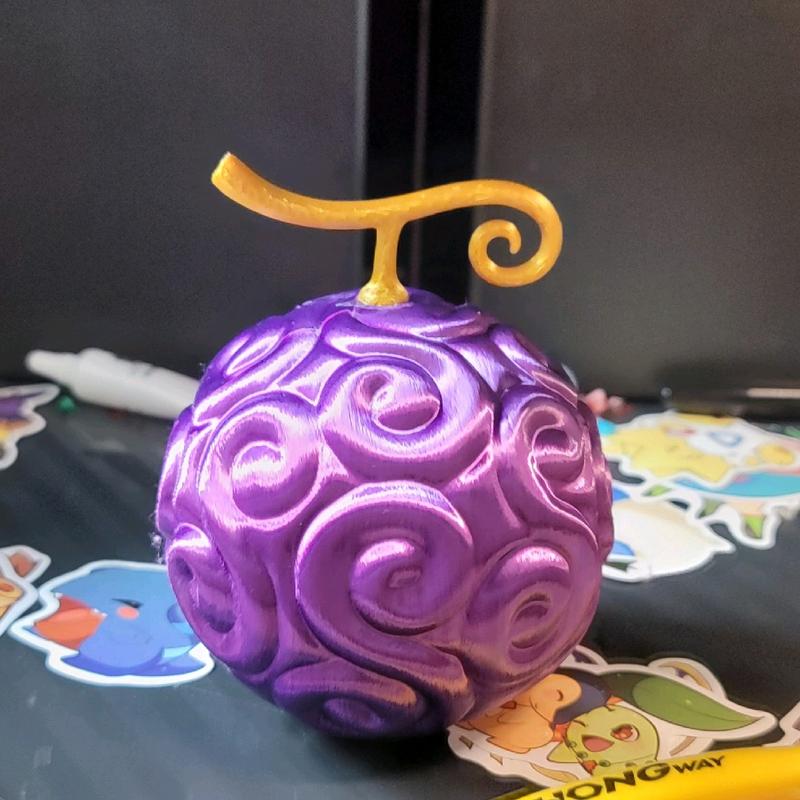 3d printed Devil Fruit decorations